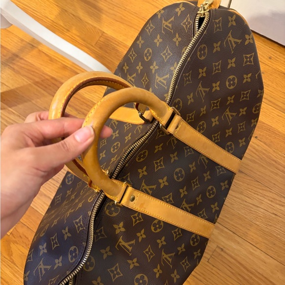 Final price - Louis Vuitton Keepall 45 Monogram Duffel Bag in Brown and Tan - Picture 5 of 15